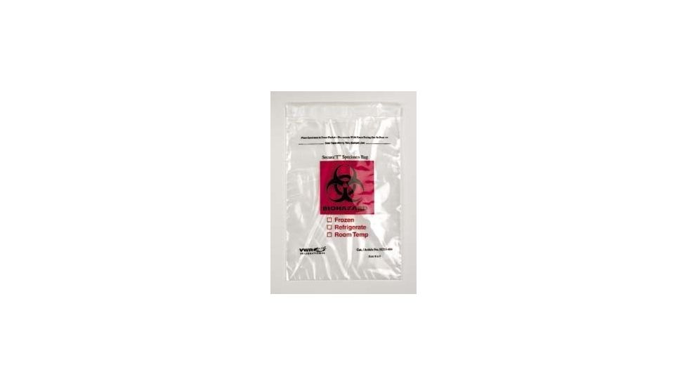 VWR Biohazard Specimen Bags 11215682 FREE S&H . Tufpak Laboratory